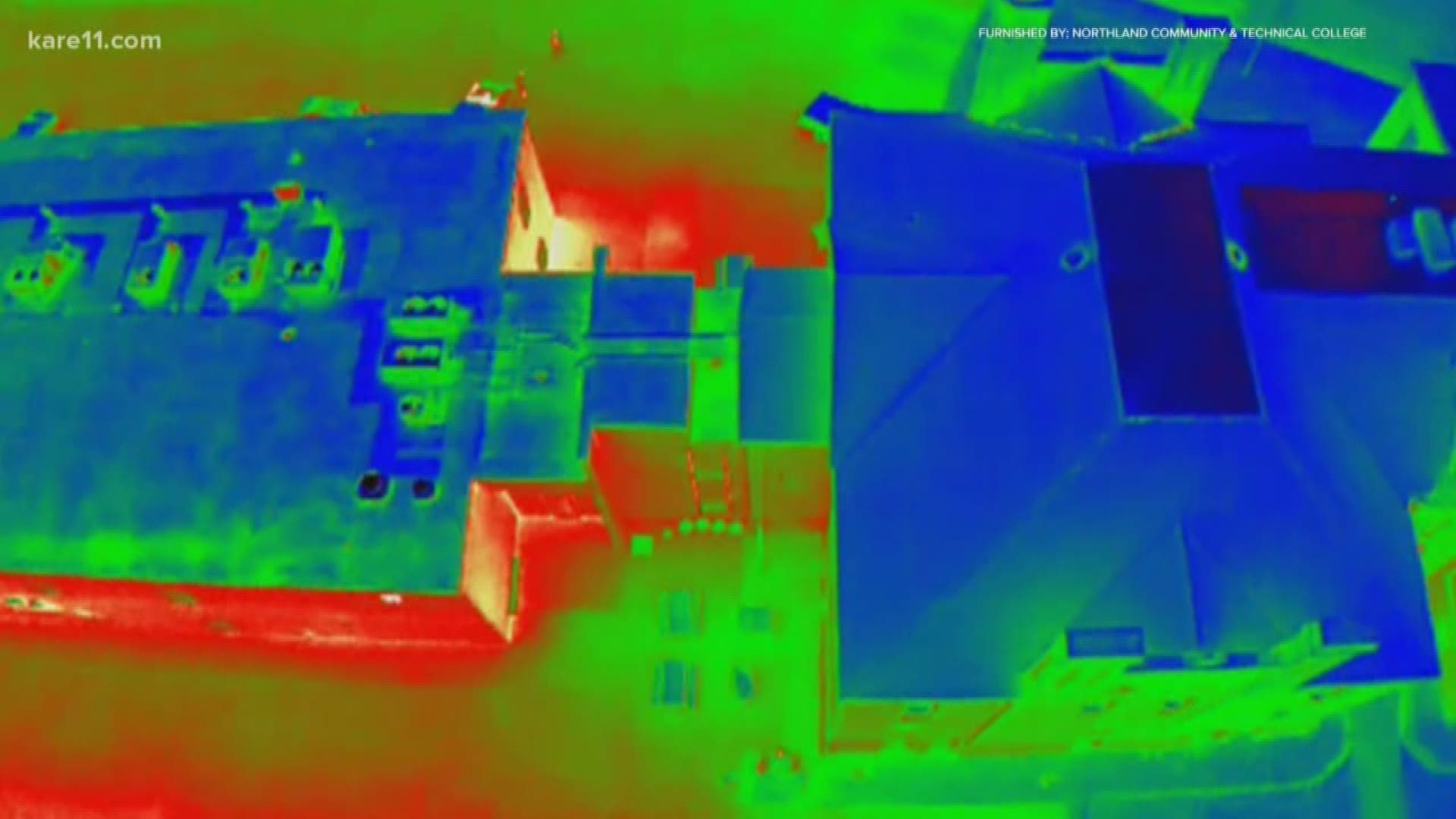 The city of Warren launched a thermal imaging project a few years ago, using drones to detect heat loss in every single building in town.