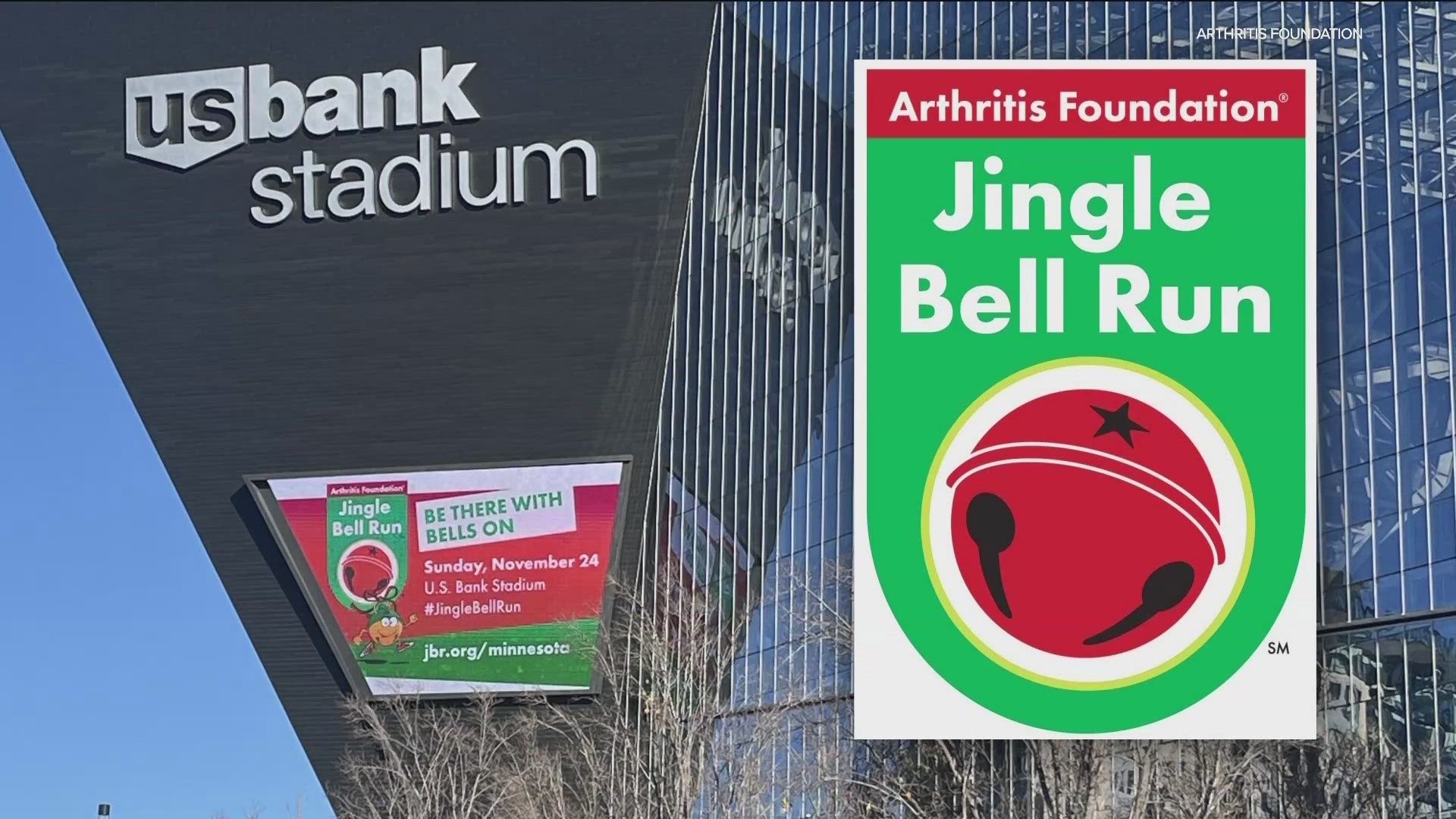 This year's 5k Jingle Bell Run at U.S. Bank Stadium is set for Sunday, Nov. 24.