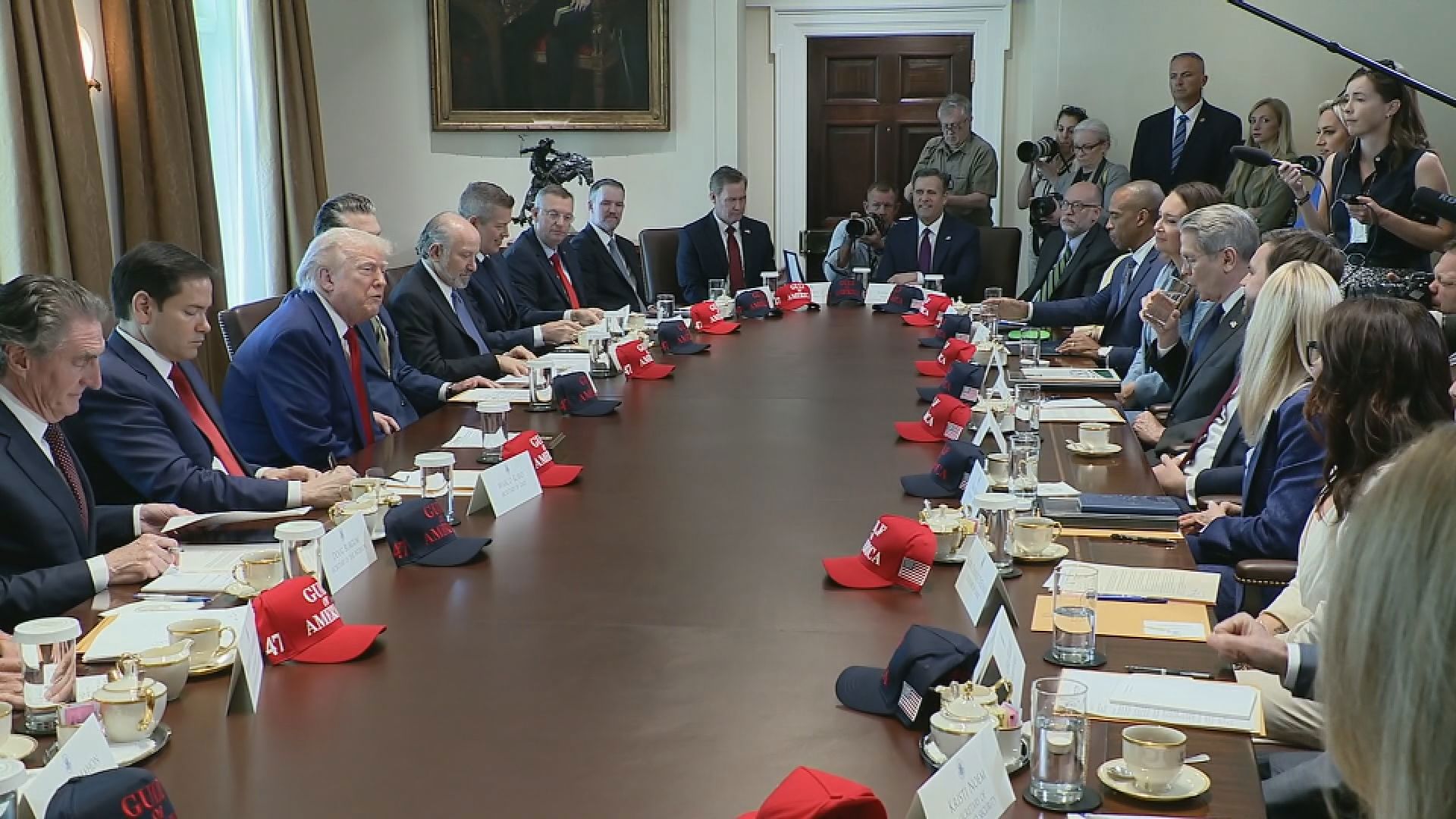 Day 101 for the Trump administration and the President kicked off with a Cabinet meeting.