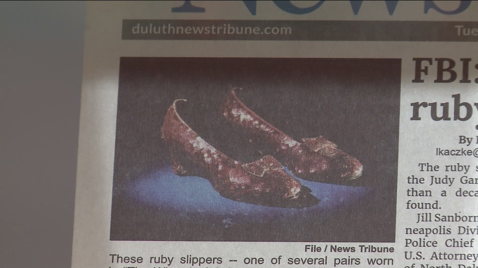 The museum hosted the Judy Garland festival this weekend and raised money to buy the slippers permanently.