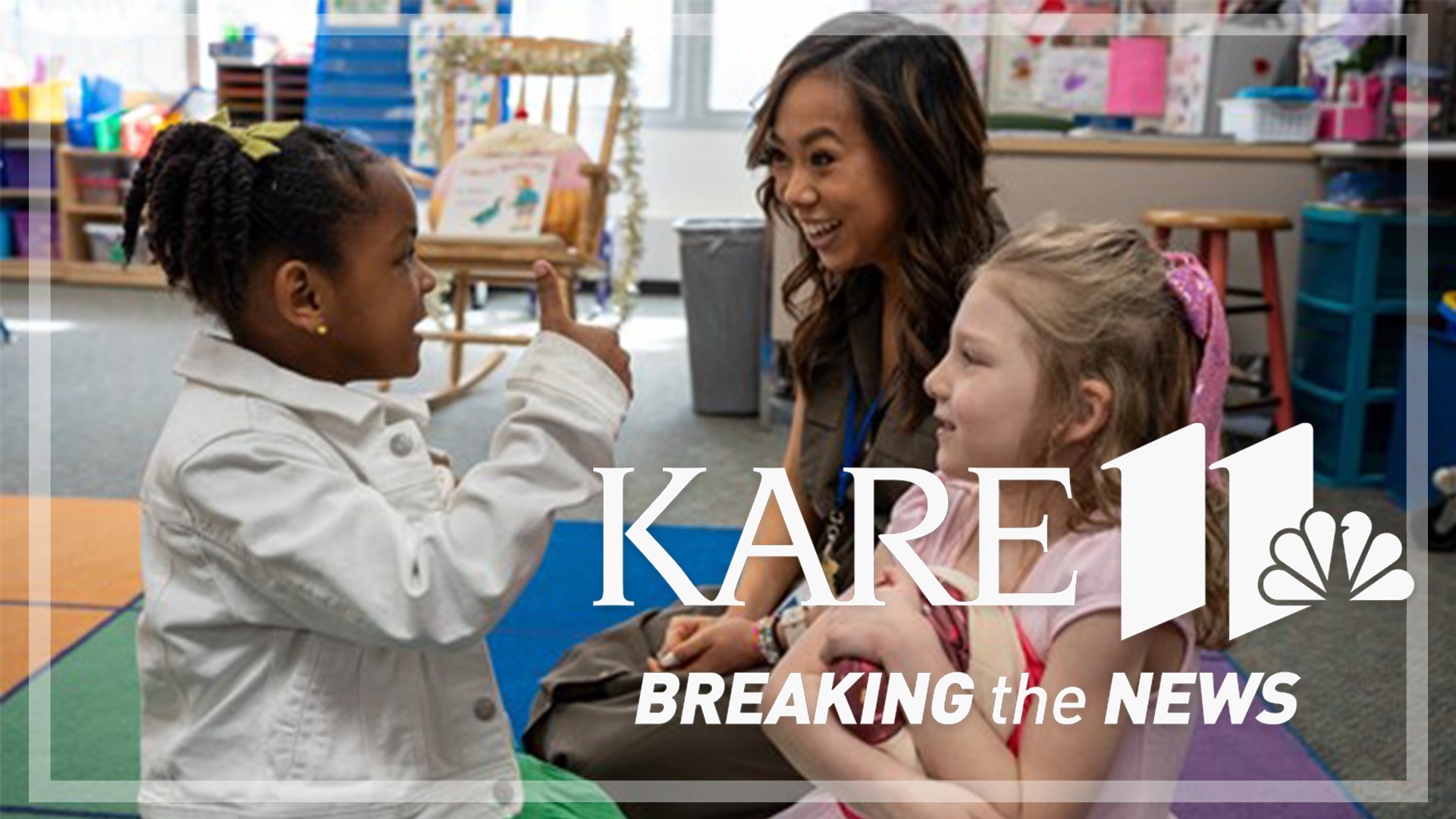 KARE 11's Breaking the News anchor, Jana Shortal, went to Alice Smith Elementary in Hopkins to ask Ellen Wu's class why she should be chosen for Teacher of the Year.