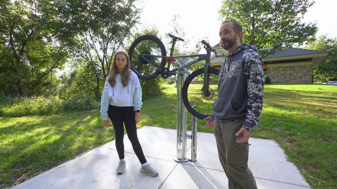Woodbury teen's bike repair station stands as symbol of love and community