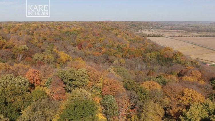 KARE in the Air: Minnesota River Valley late fall color