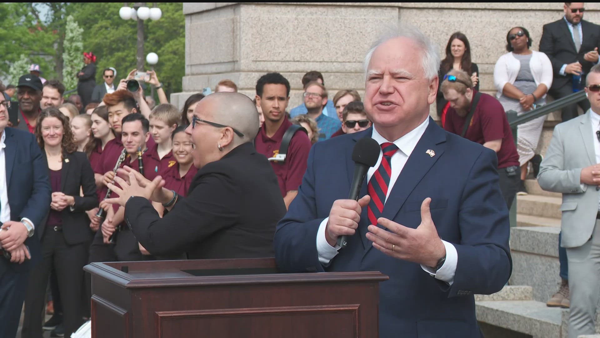 Gov. Tim Walz signs his 'One Minnesota' budget into law | kare11.com