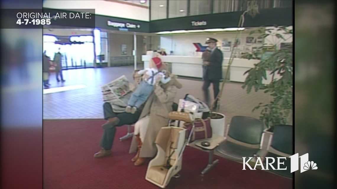 Amtrak Duluth to Twin Cities passenger train KARE 11 1985