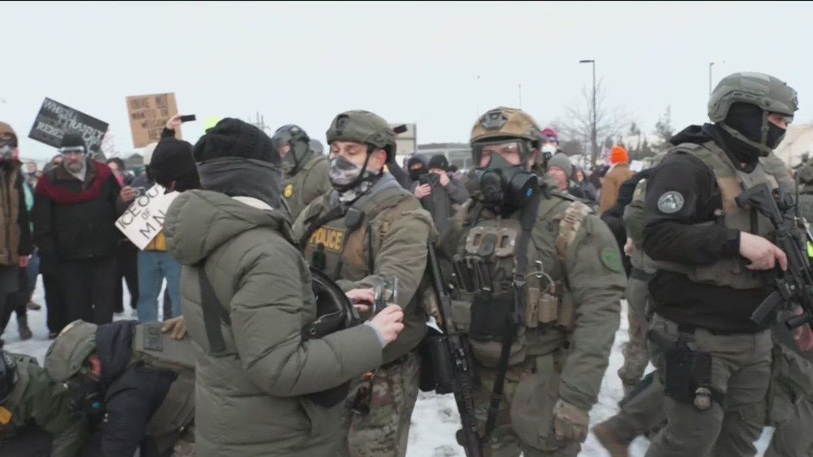 Homeland Security 'conducting work' in downtown Minneapolis