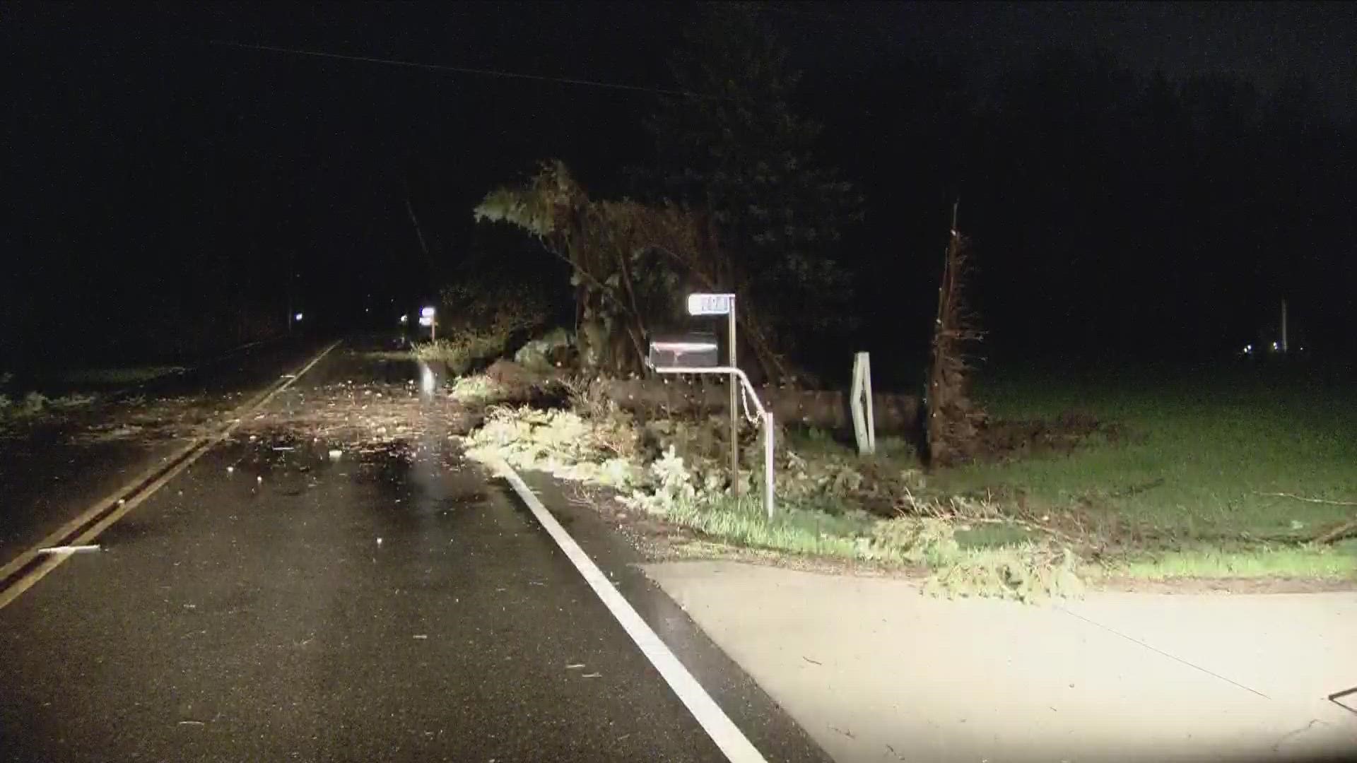 A second round of severe weather hit Minnesota on Thursday, resulting in significant damage in western parts of the state.