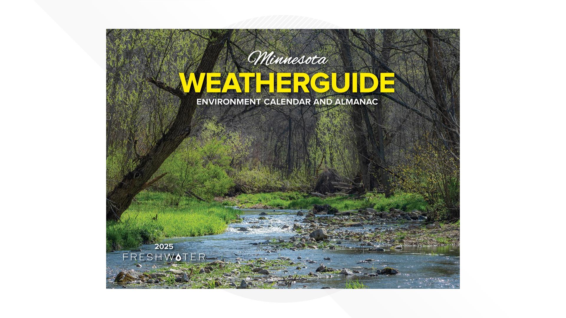 Vote for then 2025 Freshwater Society Weatherguide calendar cover