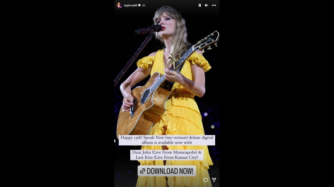 Taylor Swift releases 'Dear John (Minneapolis Version)' | kare11.com