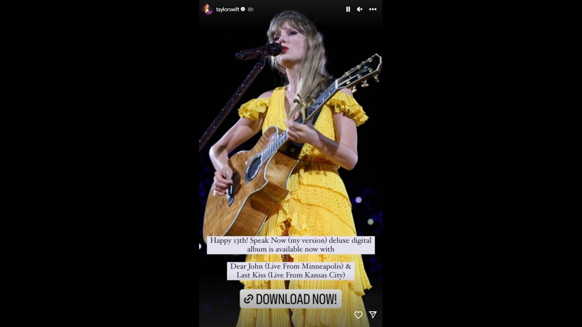 Taylor Swift Speak Now Program