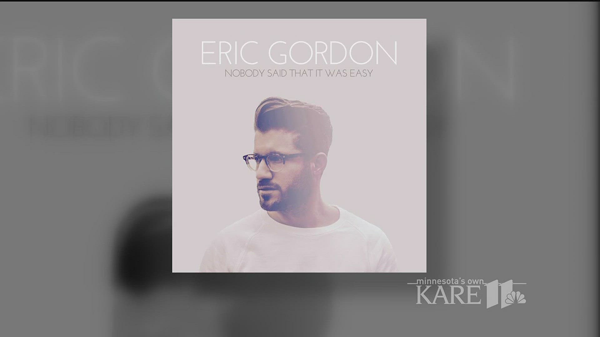 American Idol Contestant Eric Gordon talks about his newest album "Nobody Said That It Was Easy".