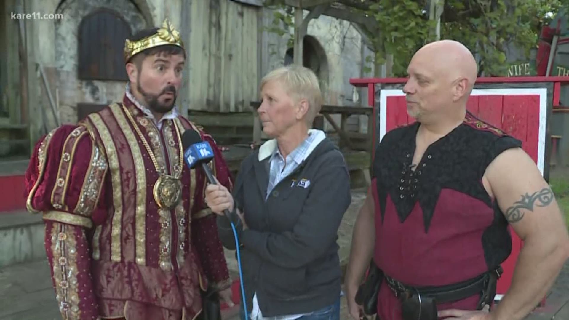 King Henry and a member of the comedy juggling knife throwing show talk about Shamrocks and Shenanigans.