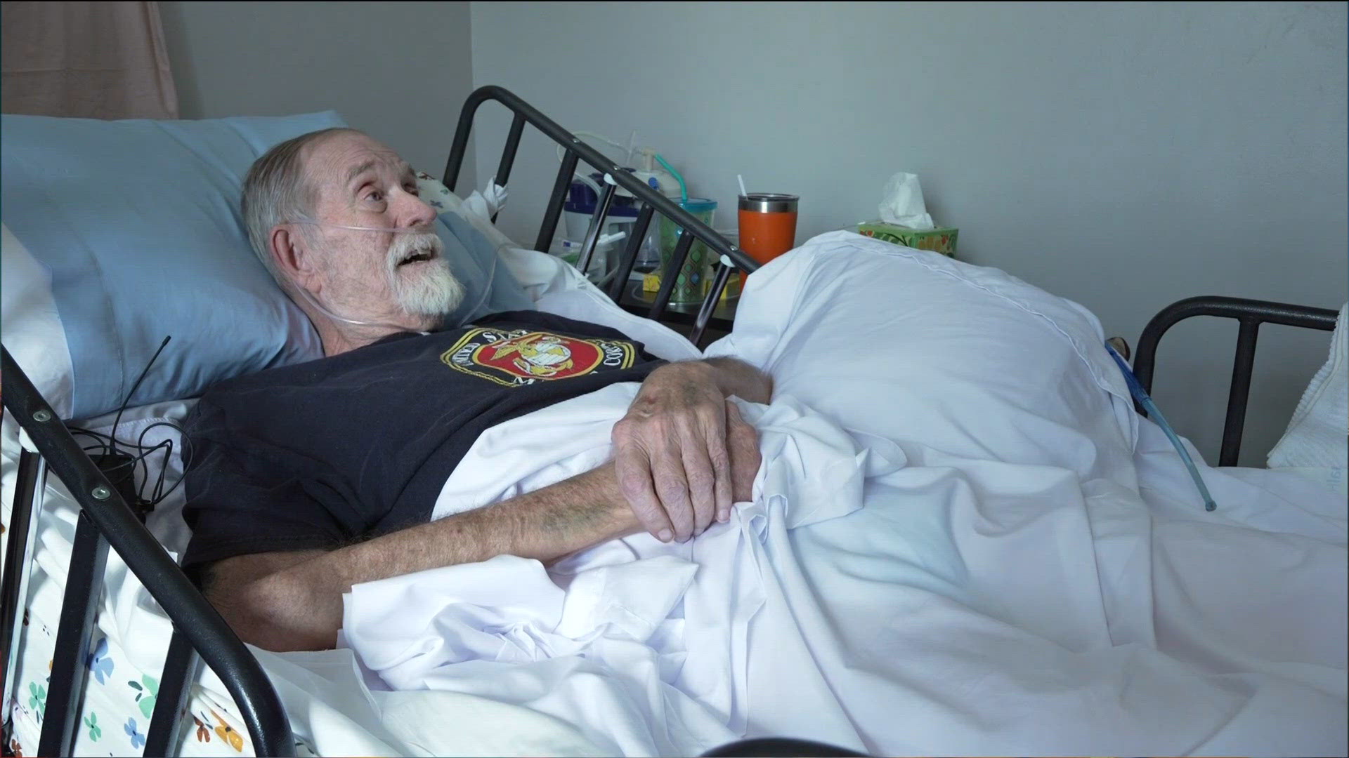 Former Burnsville officer honored with salute, surrounded by family, colleagues as he enters hospice care