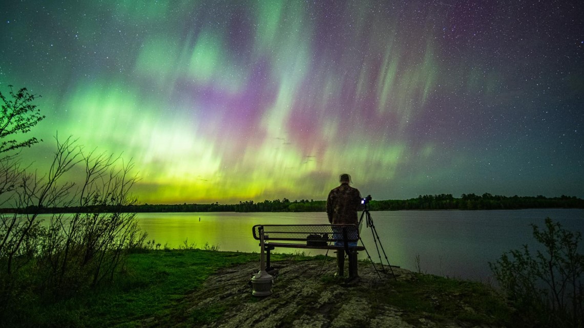 Northern Lights could be visible in MN Monday night