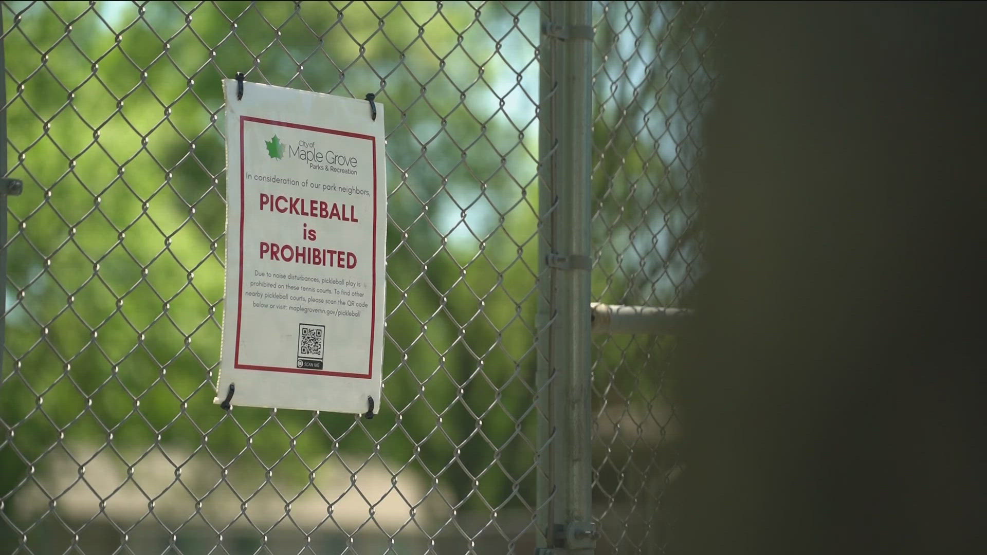 The Park and Rec board agreed homes are too close to the court at Fish Lake Woods Park for the noise generated by pickleball paddles hitting the ball.