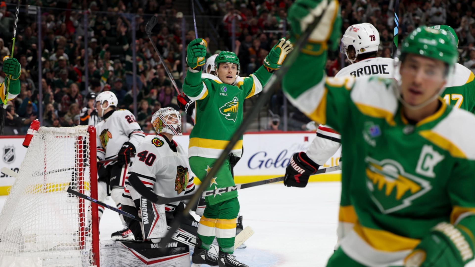 Wild Snap A 4-game Losing Streak With A 4-3 Win Over The Blackhawks ...