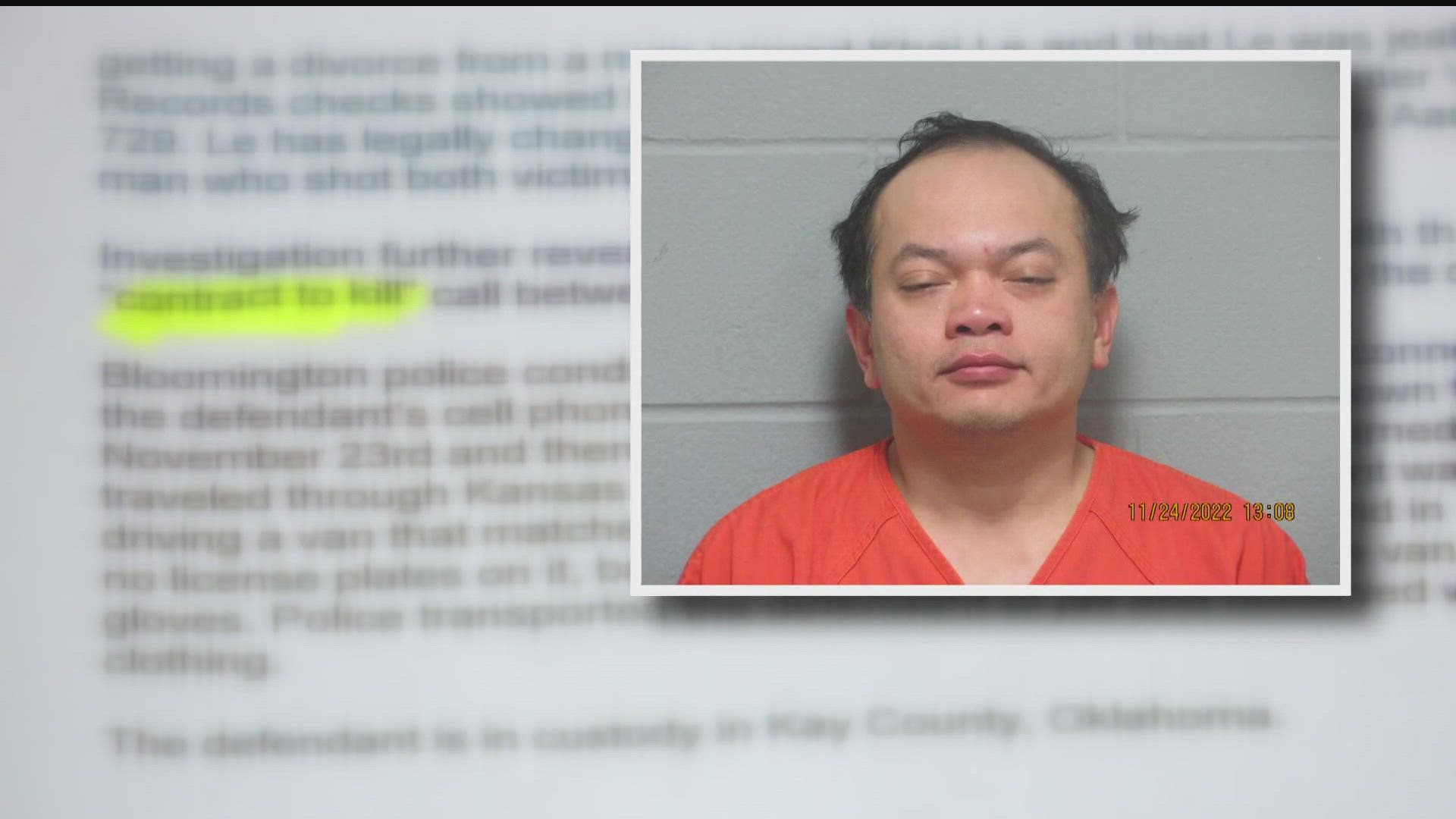 Aaron Le was extradited from Oklahoma after detectives tracked his cell phone pings there.