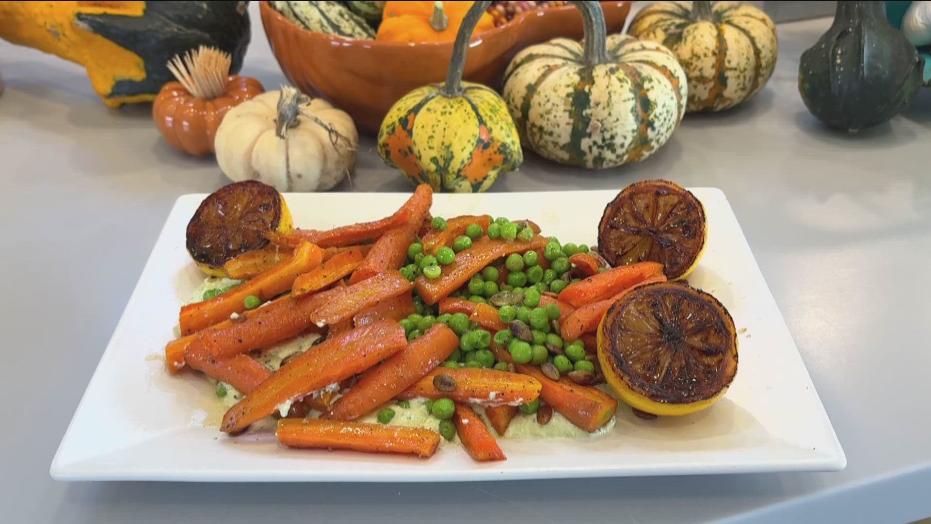 Beth Fisher and Bobby Jensen cook up a Thanksgiving side dish.