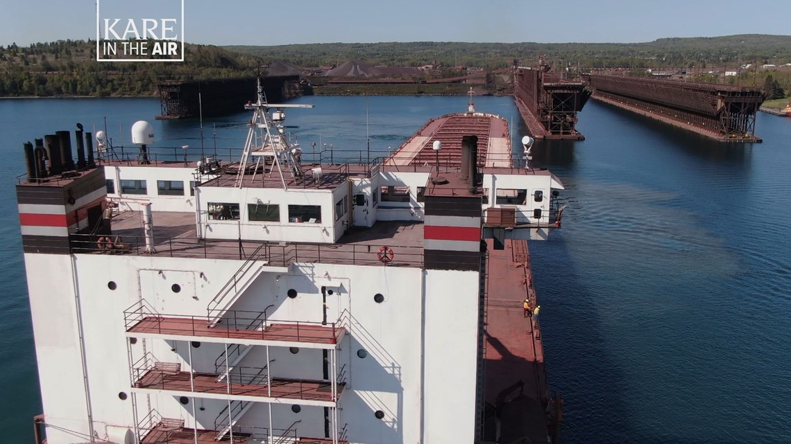 KARE in the Air: Two Harbors ore docks