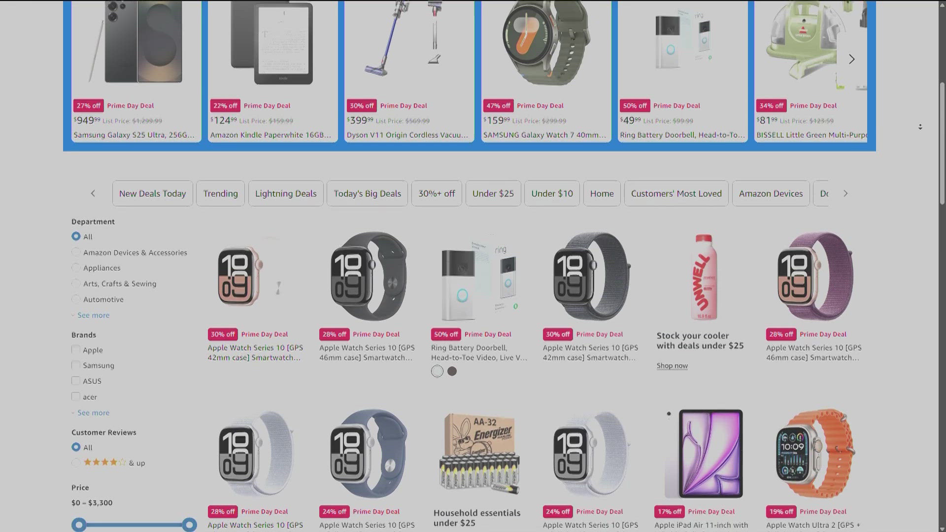 Amazon's Prime Day deals are live-- but it's not the only retailer offering big discounts.