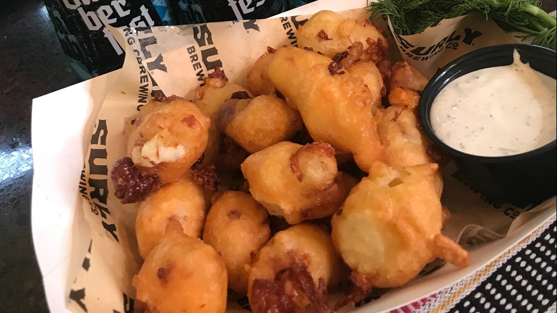 Surly Beer Battered Cheese Curds With Homemade Ranch Sauce 8942