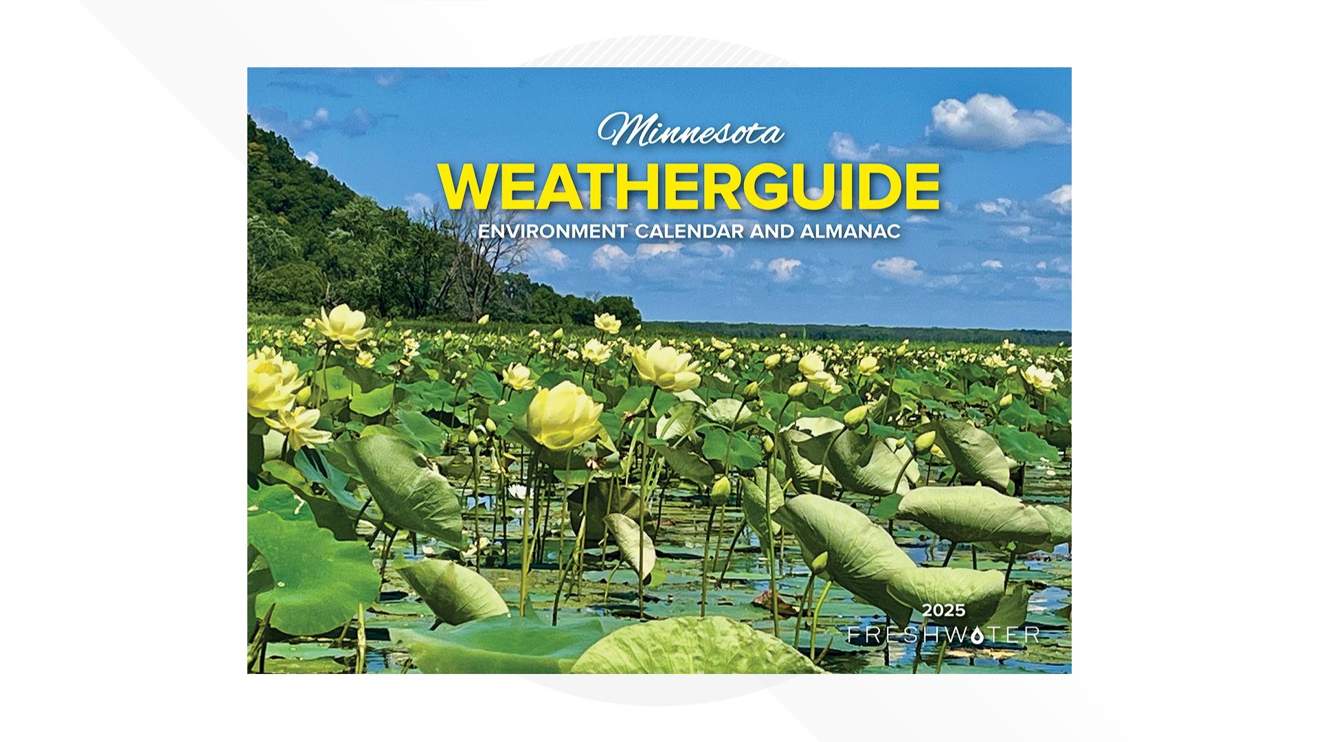 Vote for then 2025 Freshwater Society Weatherguide calendar cover