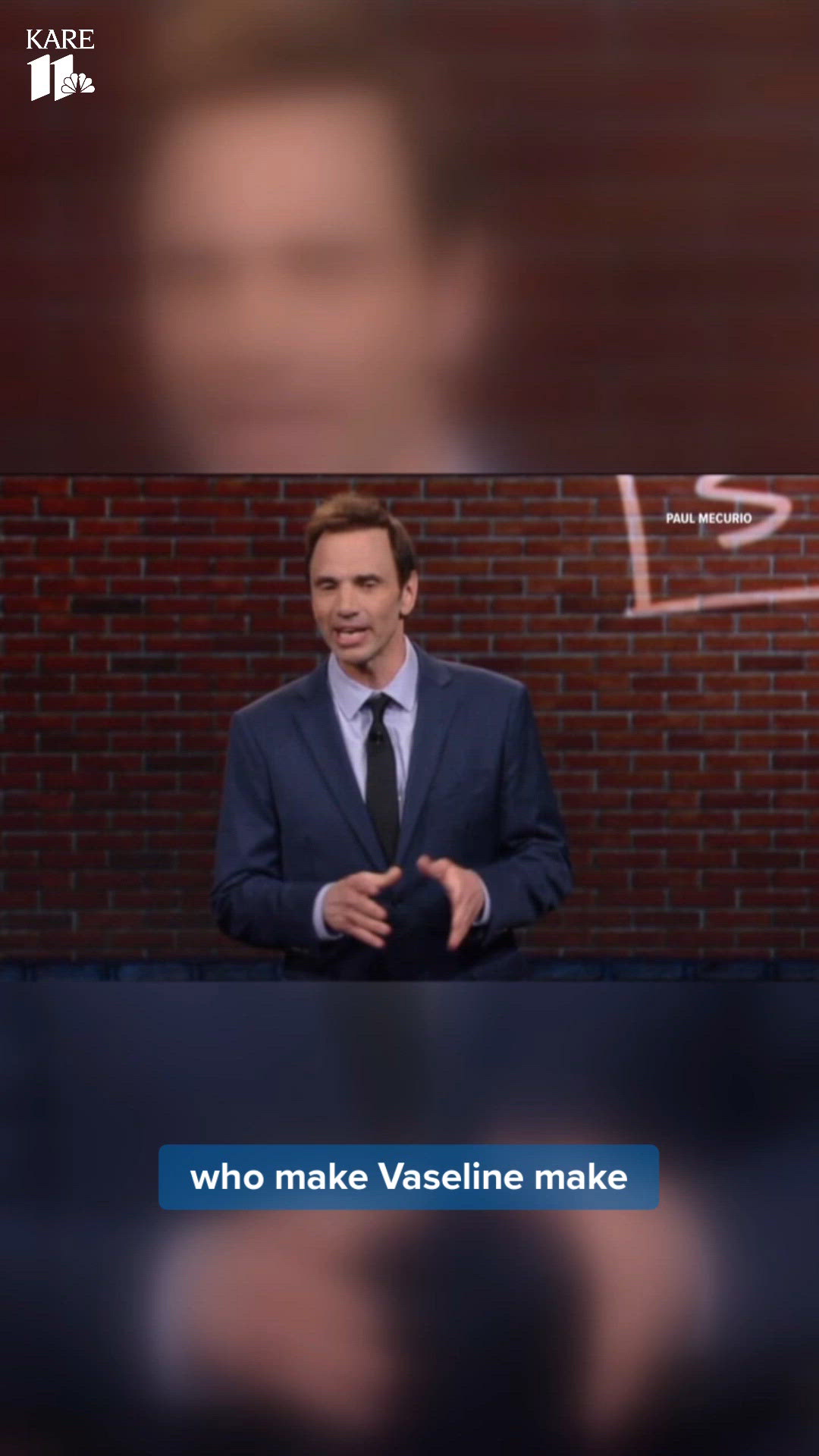 Comic Paul Mecurio visits the studio before his shows at House of ...
