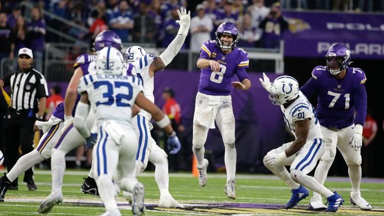 Vikings' home game against the Colts scheduled for Saturday, Dec. 17