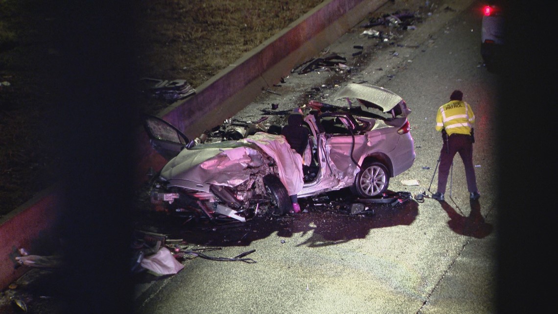 Crash kills 36-year-old woman, closes I-35E for hours Tuesday night