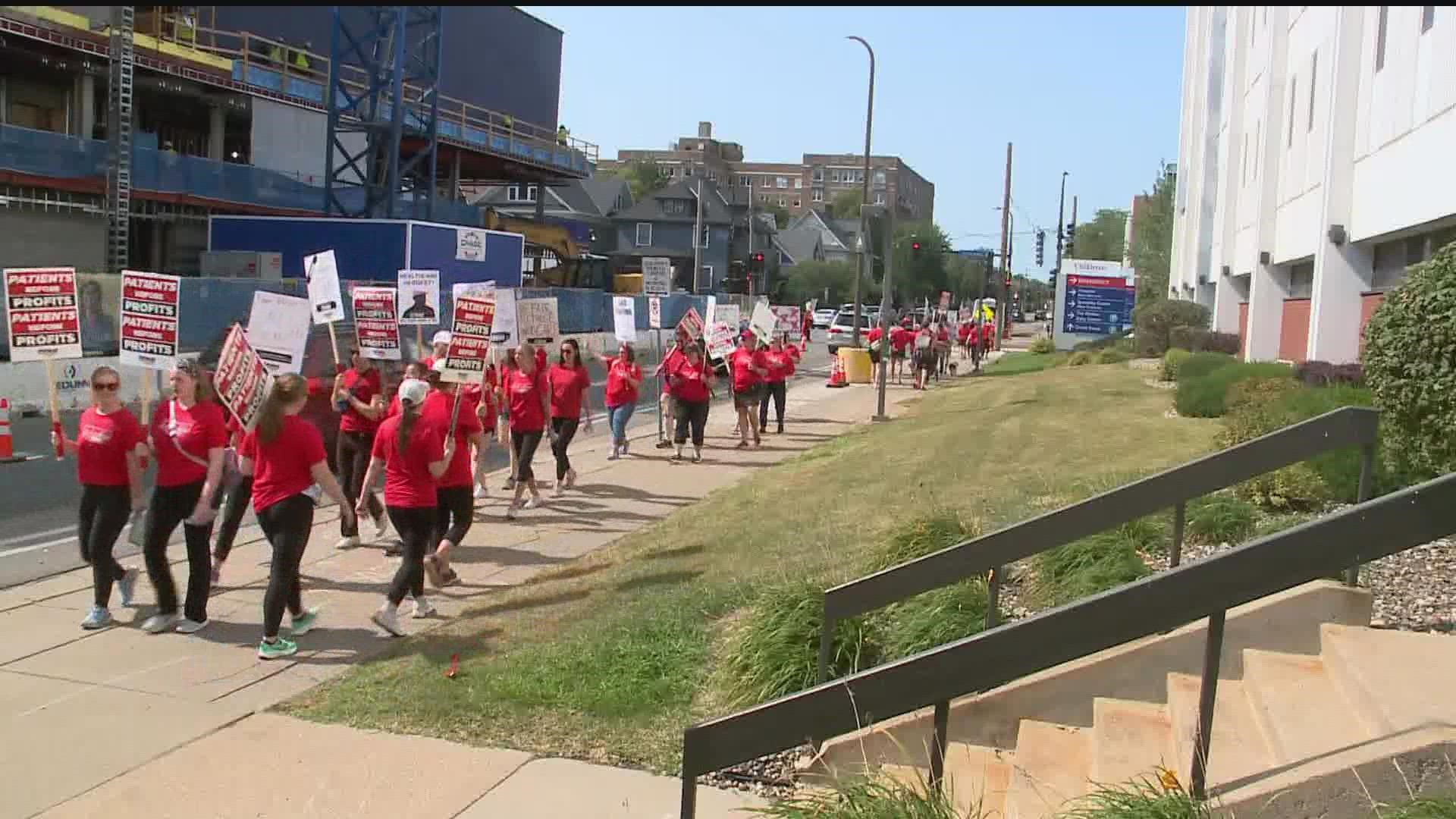 A closer look at what the union is asking for as 15,000 Minnesota nurses returned to the picket line Tuesday for the second day.
