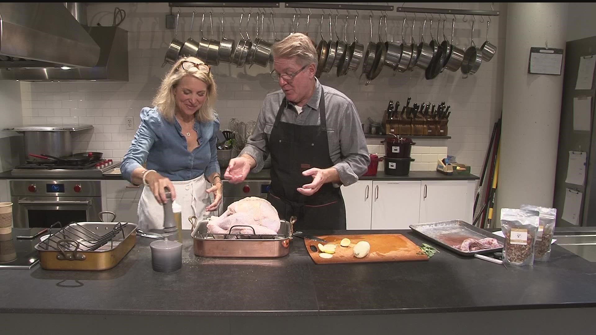 Karl Benson, owner of Cooks of Crocus Hill, offers tips for cooking up the perfect Thanksgiving turkey.