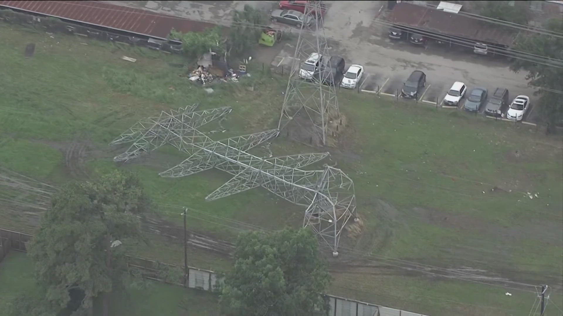 Houston officials say they expect power to be restored by the end of the night.