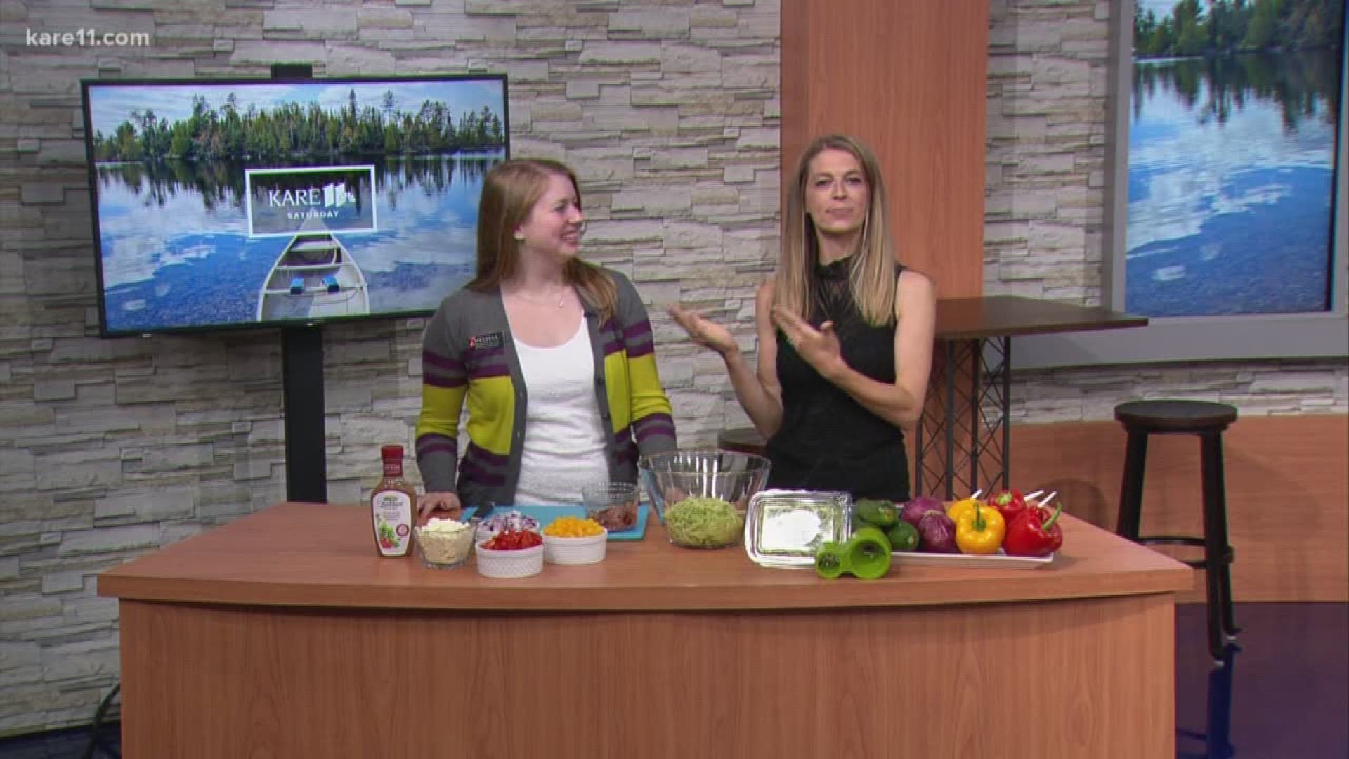 Melissa Bradley from Hy-Vee joined Laura Betker this morning to discuss a healthy alternative to pasta salad. Instead of using pasta, try using veggie noodles! Using spiraled vegetables as an alternative can supply you with the vitamins and minerals you n