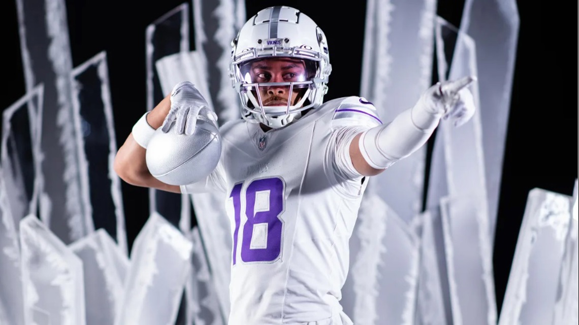 Vikings unveil new 202425 'Winter Warrior' uniform MinnMix