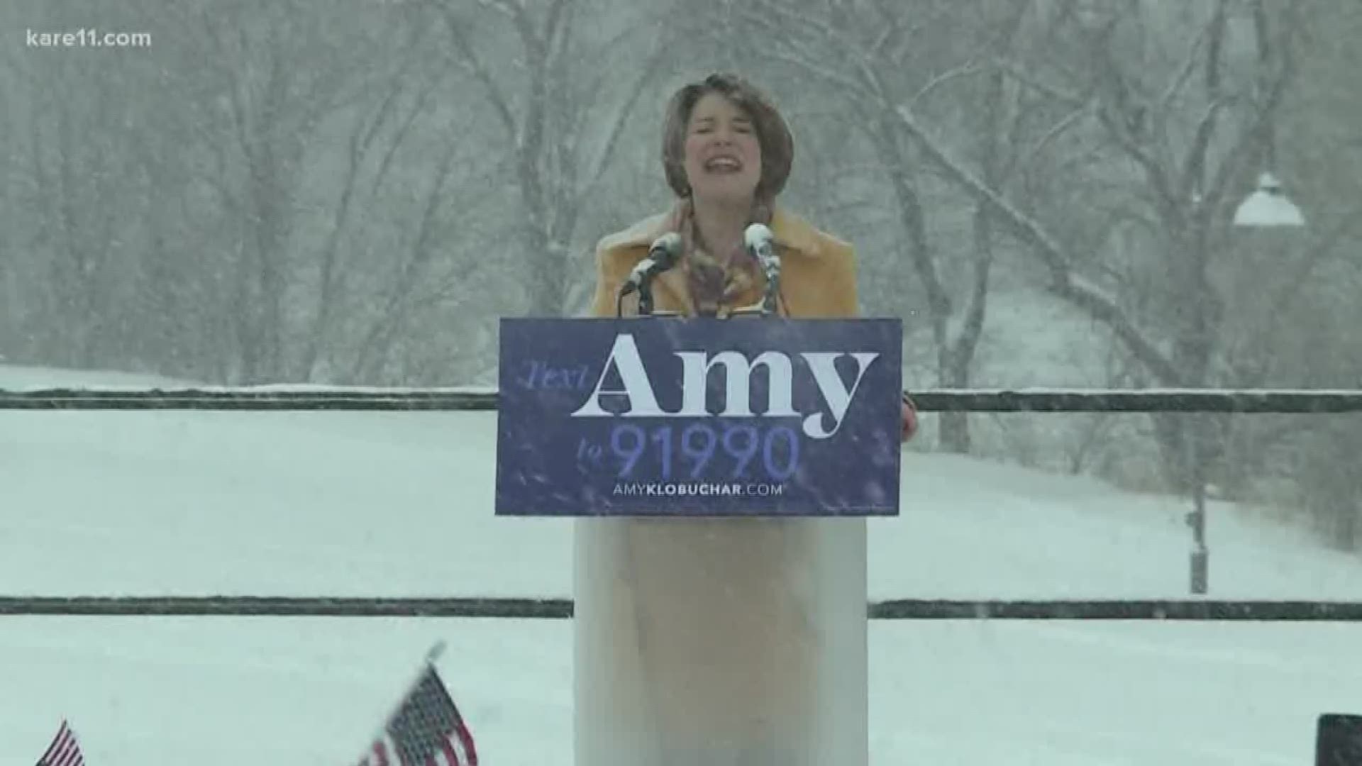 It's long been speculated Klobuchar was going to run for the highest office in the nation.
And now it's official.
