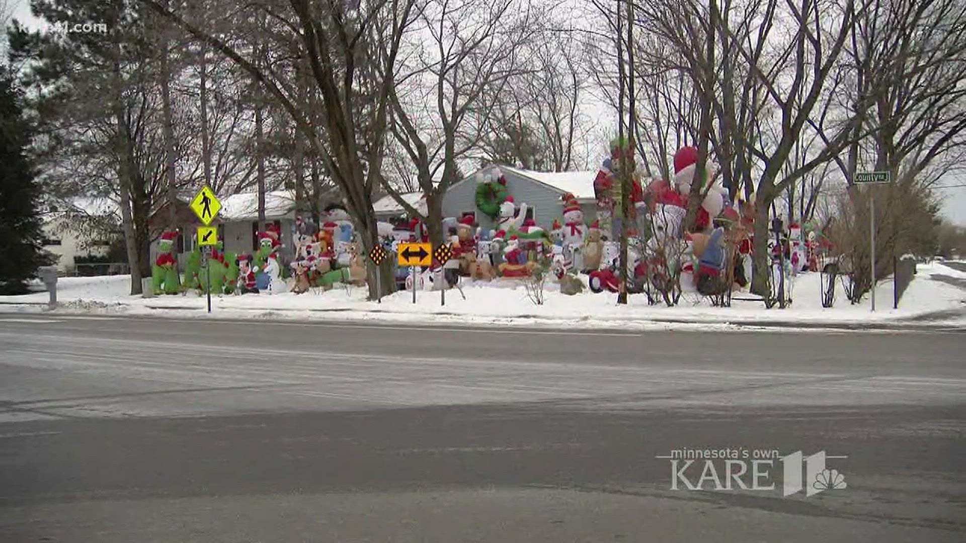 It is a holiday spectacle that's been turning heads in the North Metro for more than a decade. http://kare11.tv/2p1ZgAk