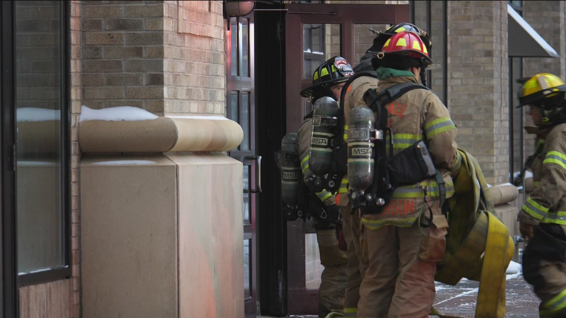 One resident was taken to the hospital, and more were displaced after a Sunday morning apartment fire. 