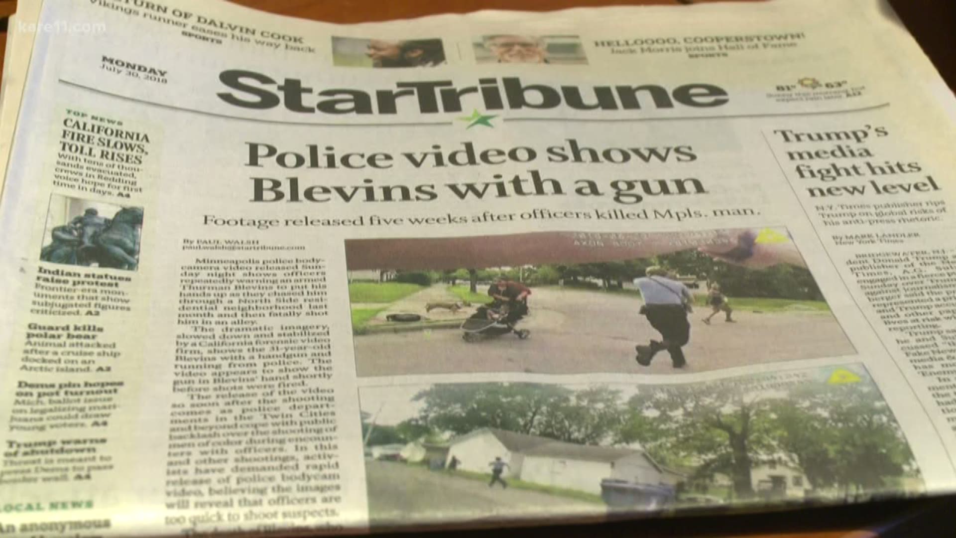 The media became a target during the Blevins news conference take over with various outlets getting called out for what activists say is unfair coverage of the deadly police shooting.