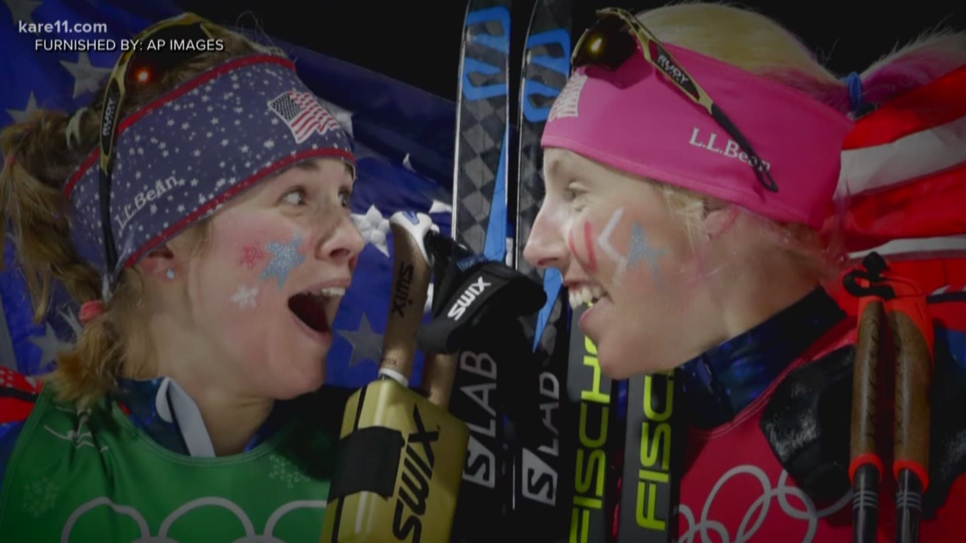 A year ago today, Kikkan Randall made Team USA history with Jessie Diggins. Now, she's fighting a new battle against breast cancer - while encouraging young athletes to reach for the stars. https://kare11.tv/2NmTAJr