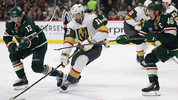 Wild visit the Golden Knights after Gaudreau's 2-goal game