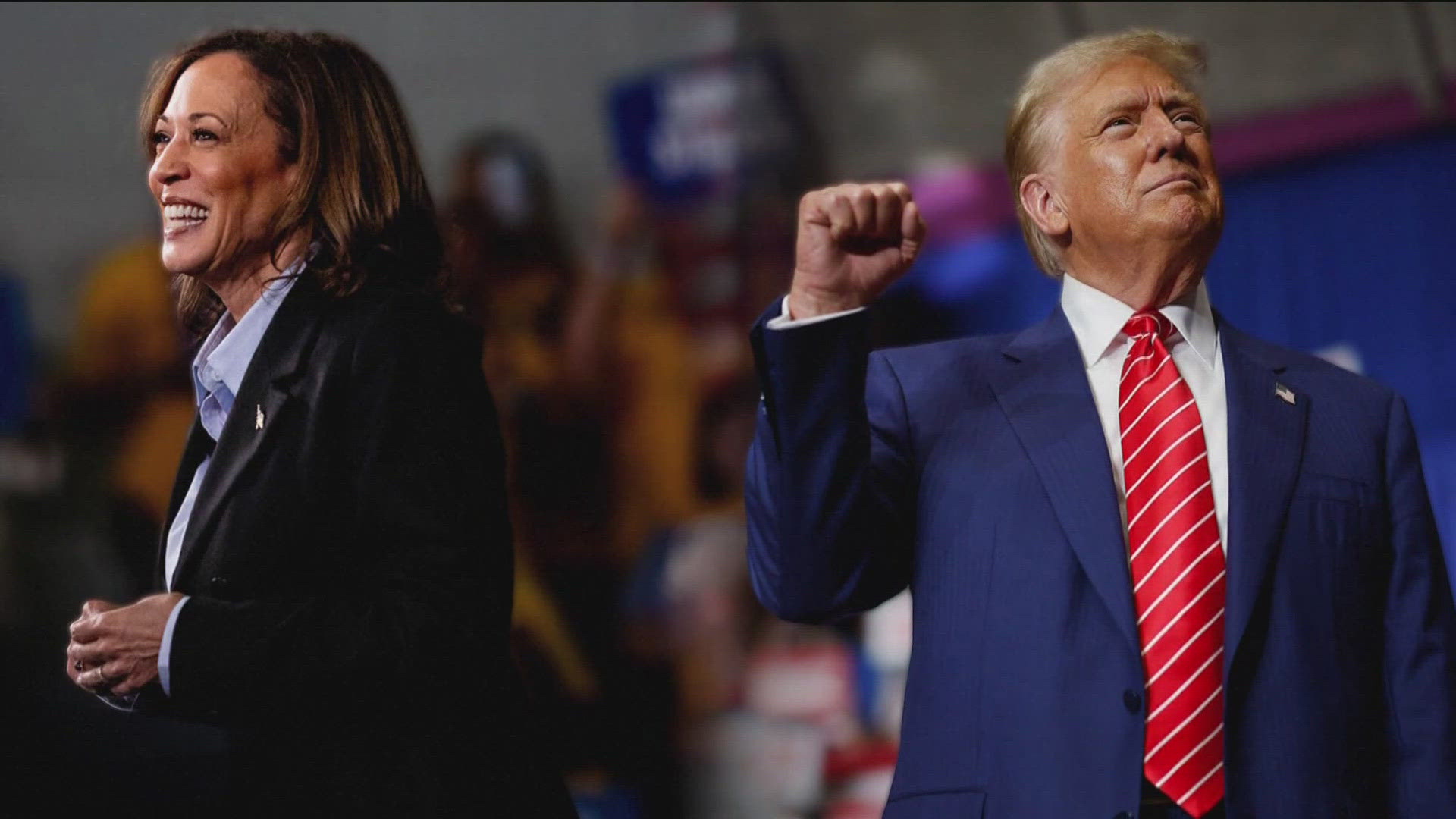 The stage is set in Philadelphia for the debate between former President Donald Trump and Vice President Kamala Harris.