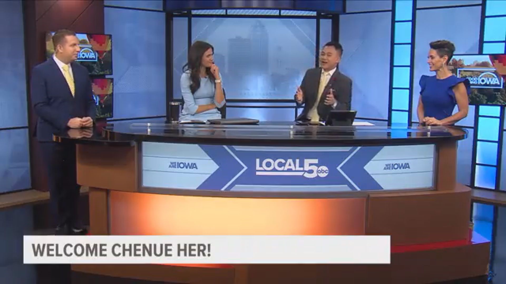 St. Paul native Chenue Her made history by becoming the first Hmong male news anchor in the country at WOI in Des Moines, Iowa.