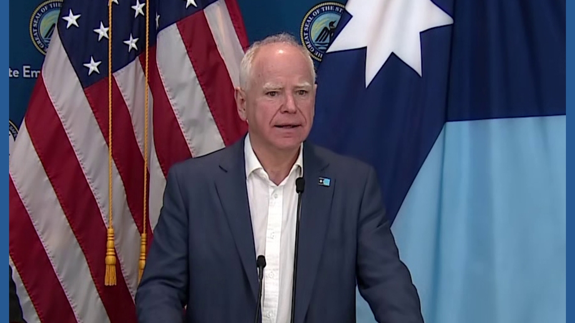 President Trump calls Gov. Walz, says they're on a 'similar wavelength"