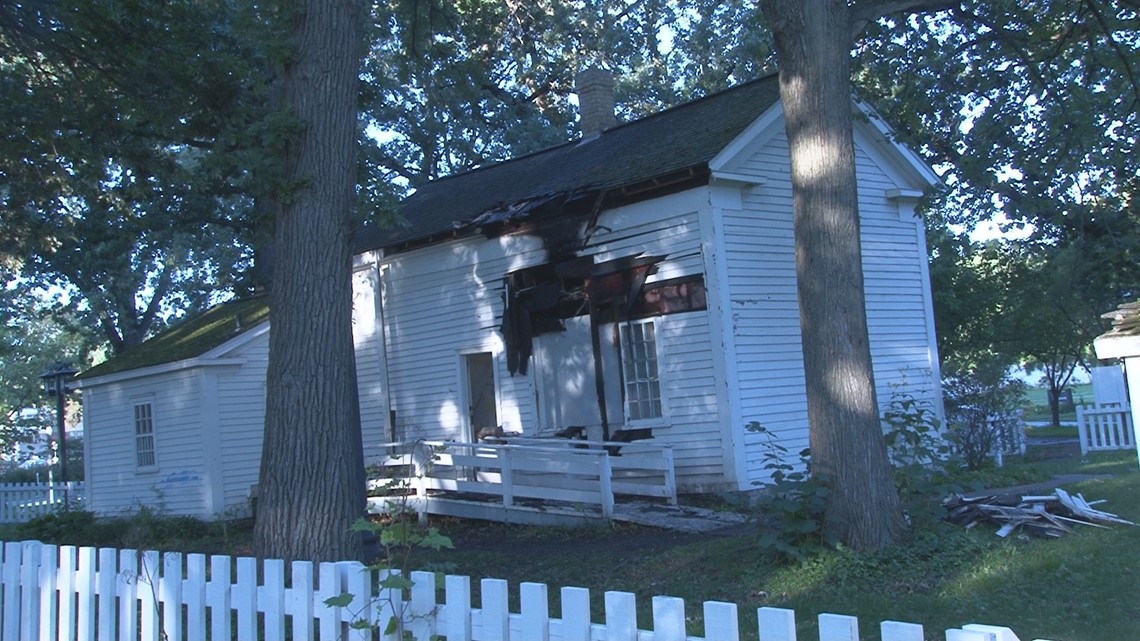 Historic Stevens House damaged by second fire in weeks