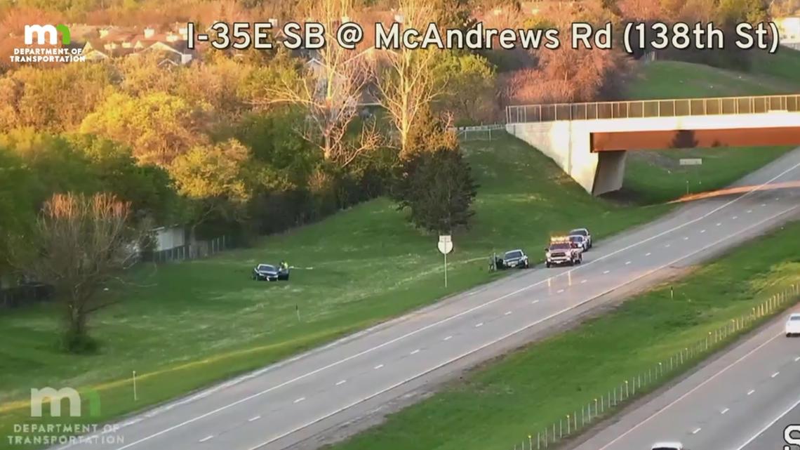 Authorities say state troopers responded to a multi-vehicle crash in the area of northbound I-35E and 138th Street in Burnsville Saturday morning.