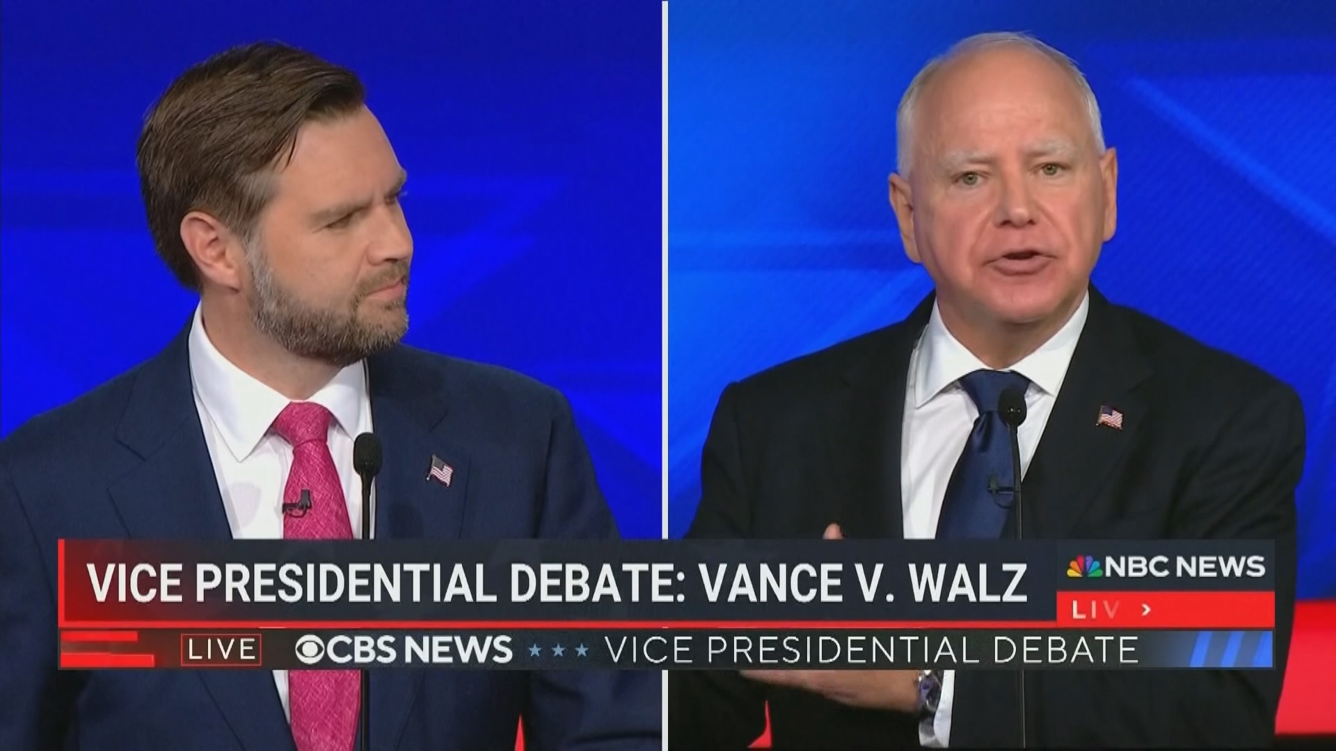 Tim Walz said he believes JD Vance wants to solve the nation's immigration crisis but he questioned whether former President Donald Trump really does.