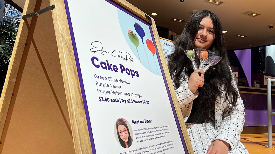 Baker Dream Dream, 14 years old; Now the youngest food seller in the American shopping center
