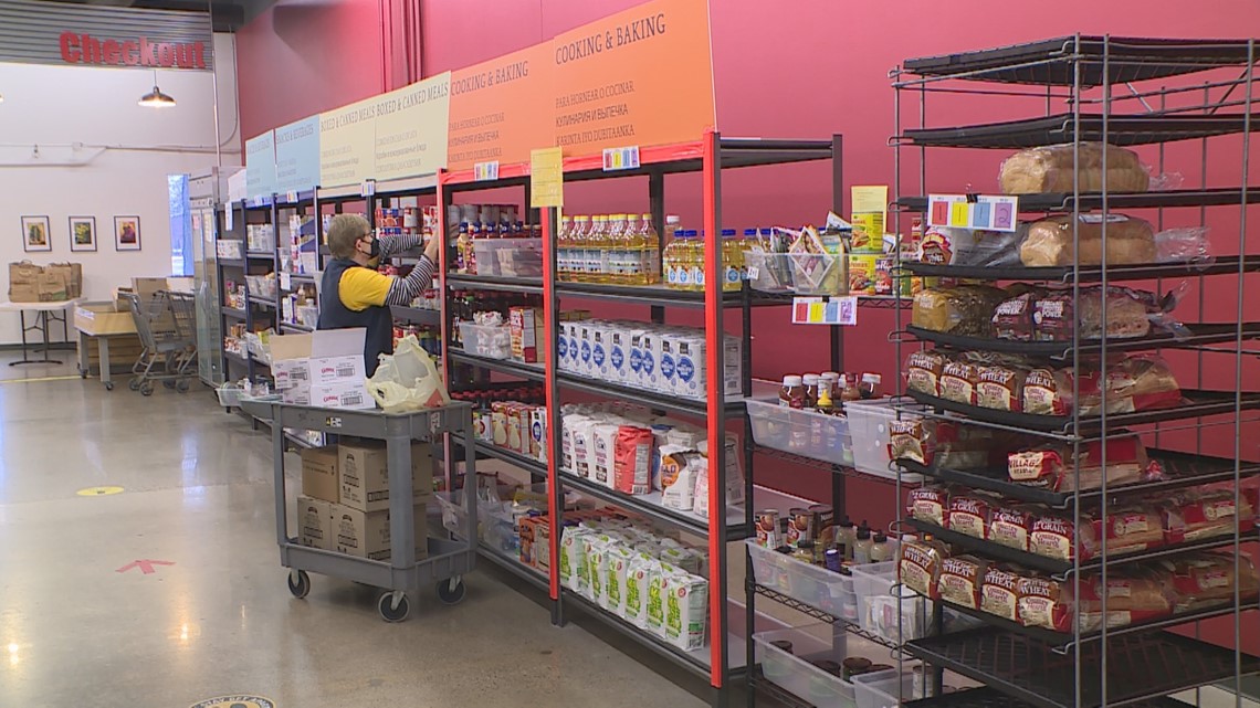 Food shelves face high demand, rising prices