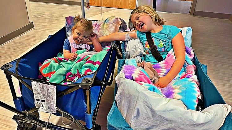 Two girls form 'sister' bond while waiting months in the hospital for hearts