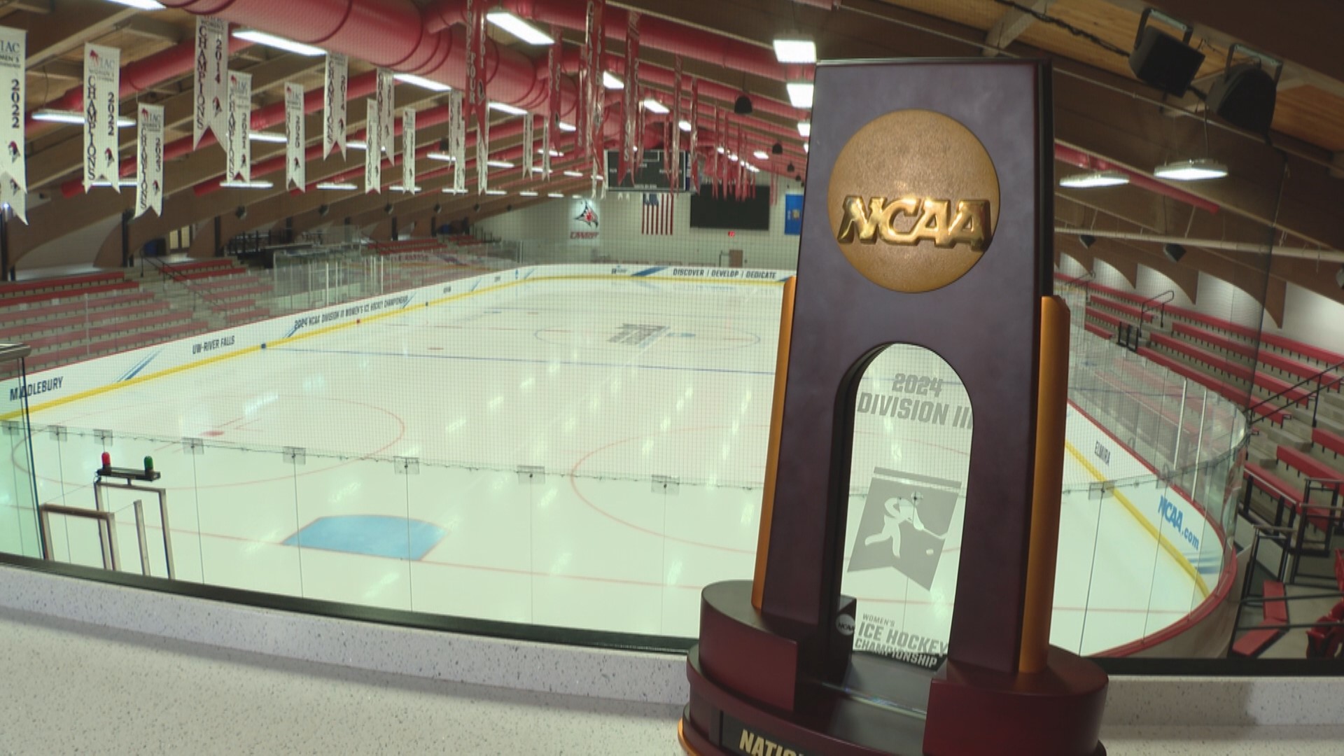 It's the Falcons' first NCAA Division III National Championship in the team's 25-year history.